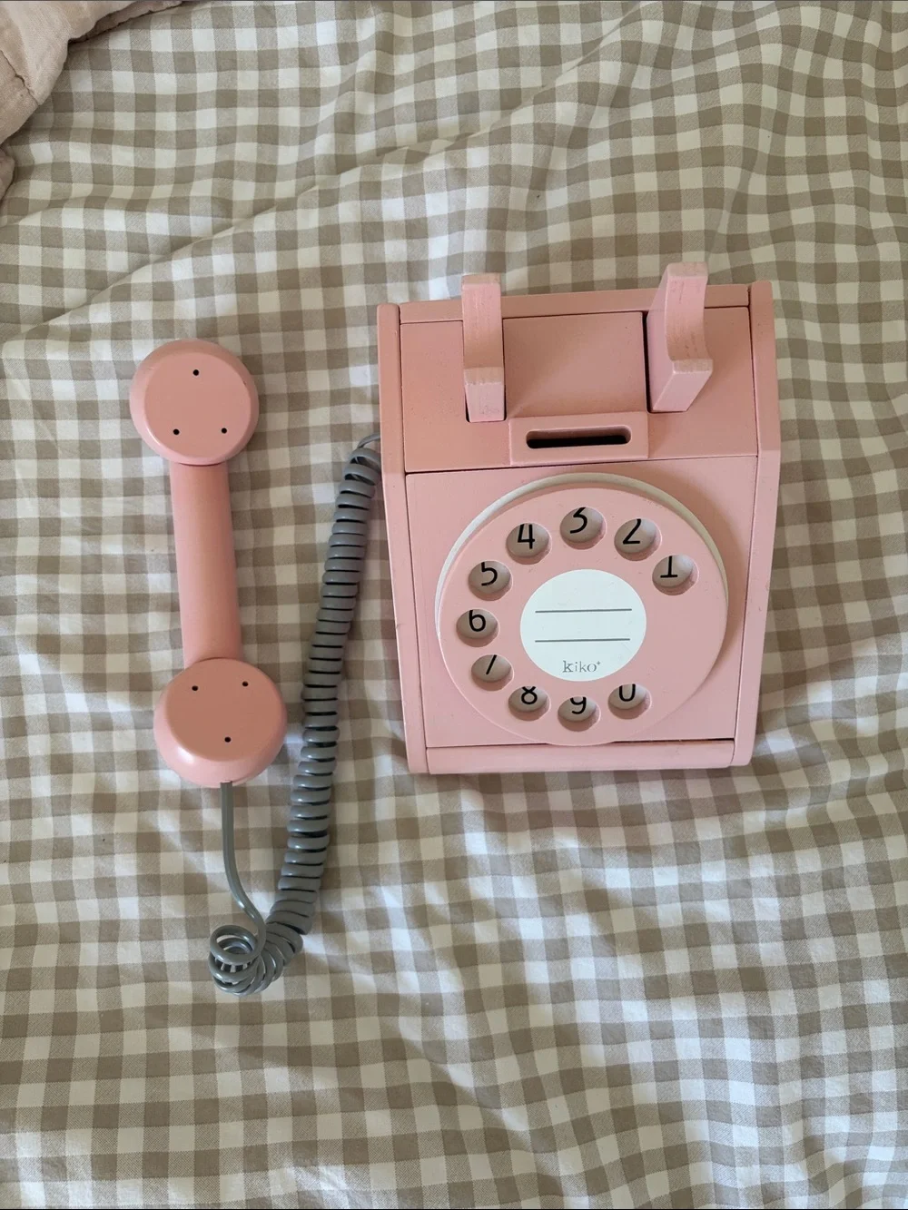 Kiko Pink Retro Rotary Toy Phone